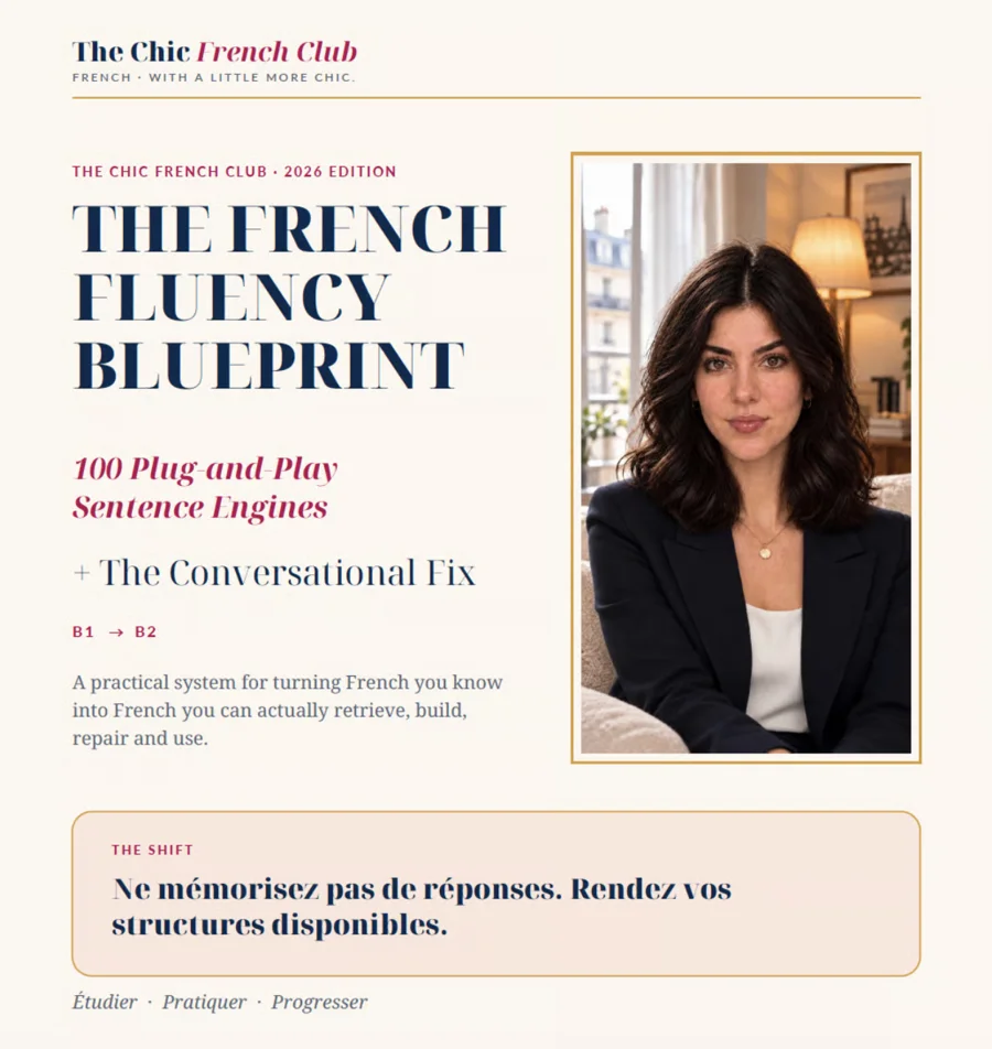 The French Fluency Blueprint cover